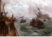 unknow artist Seascape, boats, ships and warships. 02 oil painting reproduction